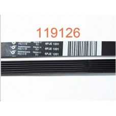 Ремень 1201 J6 Hutchinson для стиральной машины Indesit (Индезит)/Ariston (Аристон) 1201 J6 (1198 J6), чер. 1150мм contitech - 119126 Ремень 1201 J6 Hutchinson для стиральной машины Indesit (Индезит)/Ariston (Аристон) 1201 J6 (1198 J6), чер. 1150мм contitech - 119126