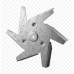 Крыльчатка вентилятора конвекции для духовки Electrolux/AEG/Zanussi 3878453210, 5610181017 Крыльчатка вентилятора конвекции для духовки Electrolux/AEG/Zanussi 3878453210, 5610181017