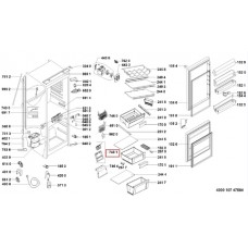 Комплект испарителя передней крышки для холодильника Indesit/Ariston 481010452269, C00316290 Комплект испарителя передней крышки для холодильника Indesit/Ariston 481010452269, C00316290