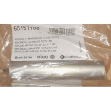 Магниевый анод для водонагревателя Ariston (Аристон) - 65151186 - 22x110мм M5 Магниевый анод для водонагревателя Ariston (Аристон) - 65151186 - 22x110мм M5