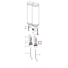 Нагревательный элемент (ТЭН) для водонагревателя Ariston (Аристон) 1500W - 65152175 Нагревательный элемент (ТЭН) для водонагревателя Ariston (Аристон) 1500W - 65152175