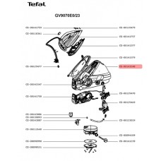 Резервуар для воды для парогенератора Tefal (Тефаль) CS-00141548 Резервуар для воды для парогенератора Tefal (Тефаль) CS-00141548