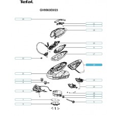 Резервуар для воды для парогенератора Tefal (Тефаль) CS-00146139 Резервуар для воды для парогенератора Tefal (Тефаль) CS-00146139