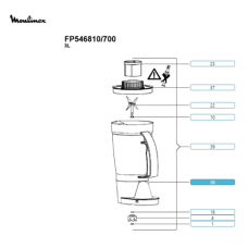 Чаша для кухонного комбайна Moulinex (Мулинекс) MS-8080017477 Чаша для кухонного комбайна Moulinex (Мулинекс) MS-8080017477