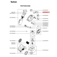 Ручка корпуса для пылесоса Tefal (Тефаль) RS-RT900577 Ручка корпуса для пылесоса Tefal (Тефаль) RS-RT900577