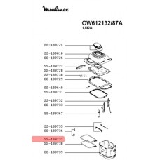 Тэн (нагреватель) для хлебопечки Moulinex (Мулинекс) SS-189737 Тэн (нагреватель) для хлебопечки Moulinex (Мулинекс) SS-189737