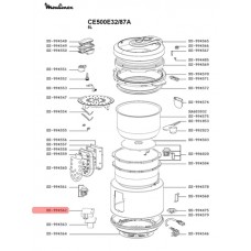 Держатель электронного модуля мультиварки Moulinex (Мулинекс) SS-994562 Держатель электронного модуля мультиварки Moulinex (Мулинекс) SS-994562