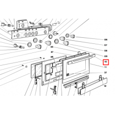 Ручка двери духовки Indesit (Индезит) /Ariston (Аристон) - 033325, 481951148674 Ручка двери духовки Indesit (Индезит) /Ariston (Аристон) - 033325, 481951148674
