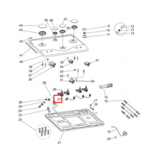 Блок микровыключателей для стиральной машины Indesit/Ariston -264307 Блок микровыключателей для стиральной машины Indesit/Ariston -264307