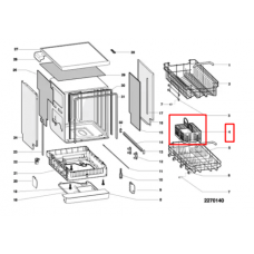 Корзина для приборов для посудомоечной машины Indesit (Индезит) / Ariston(Аристон) - 307254 Корзина для приборов для посудомоечной машины Indesit (Индезит) / Ariston(Аристон) - 307254