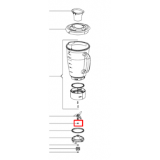 Уплотнитель для блендера Moulinex (Мулинекс) - MS-0A11391, см. MS-650070 Уплотнитель для блендера Moulinex (Мулинекс) - MS-0A11391, см. MS-650070