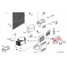 Мотор вентилятора для холодильника Electrolux (Электролюкс) - 2260226010 Мотор вентилятора для холодильника Electrolux (Электролюкс) - 2260226010