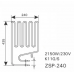ТЭН HARVIA - тэн харвия 2150W ZSP-240 (ZSP240) L=435x243mm. - нагревательный элемент для печи сауны ТЭН HARVIA - тэн харвия 2150W ZSP-240 (ZSP240) L=435x243mm. - нагревательный элемент для печи сауны
