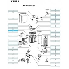 Направляющая кофеприемника для кофеварки KRUPS MS-623311 Направляющая кофеприемника для кофеварки KRUPS MS-623311