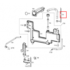 Трубка дренажная для плиты Electrolux (Электролюкс)/AEG/Zanussi - 3577739018 Трубка дренажная для плиты Electrolux (Электролюкс)/AEG/Zanussi - 3577739018