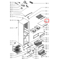 Полка для холодильника Whirlpool (Вирпул) - 481946678161 Полка для холодильника Whirlpool (Вирпул) - 481946678161
