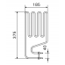 ТЭН HARVIA - тэн харвия 1500W ZSJ-110 (ZSJ-110) L=375x185mm. - нагревательный элемент для печи сауны ТЭН HARVIA - тэн харвия 1500W ZSJ-110 (ZSJ-110) L=375x185mm. - нагревательный элемент для печи сауны