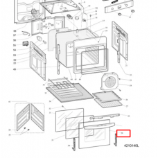 Стекло двери духовки Indesit (Индезит)/Ariston (Аристон) - 300506, 284930, 282822 Стекло двери духовки Indesit (Индезит)/Ariston (Аристон) - 300506, 284930, 282822