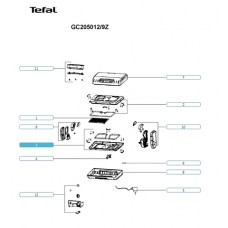 Тэн для гриля Tefal (Тефаль) нижний TS-01034590 Тэн для гриля Tefal (Тефаль) нижний TS-01034590