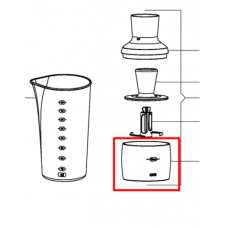 Чаша для блендера Moulinex (Мулинекс) - MS-0695593 Чаша для блендера Moulinex (Мулинекс) - MS-0695593