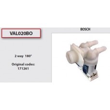 Клапан электромагнитный для стиральной машины Bosch (Бош)/Siemens (Сименс)- 2x180 Ø14mm - 428210, 171261 Клапан электромагнитный для стиральной машины Bosch (Бош)/Siemens (Сименс)- 2x180 Ø14mm - 428210, 171261